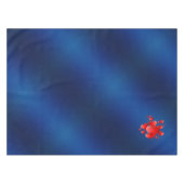 Blue heart  romantic wallpaper tischdecke (Vorderseite (Horizontal))