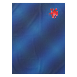 Blue heart  romantic wallpaper tischdecke