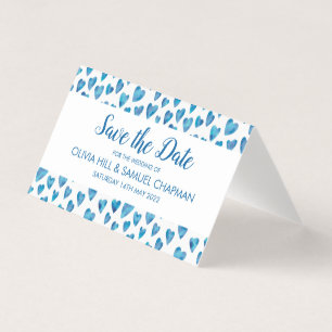 Blue Heart Save the Date