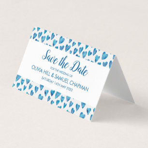 Blue Heart Save the Date