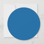 Blue Heart Save the Date Card (Rückseite)