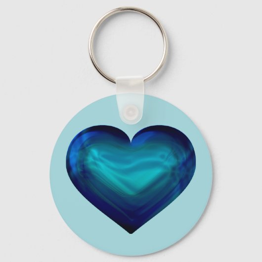 Blue Heart Schlüsselanhänger (Vorderseite)