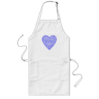 Blue Heart Schürze