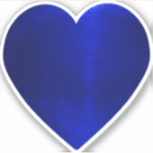 Blue Heart Sticker (Vorderseite)