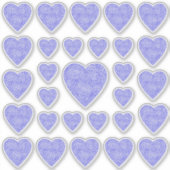 Blue Heart Stickers Aufkleber (Vorderseite)
