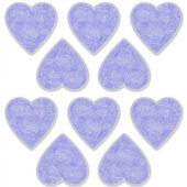 Blue Heart Stickers Aufkleber (Vorderseite)