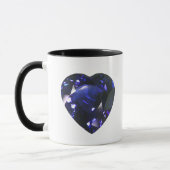 Blue Heart Tasse (Links)