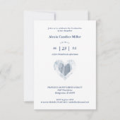 Blue Heart Trendy Girl Pre K Abschluss 4 Foto (Rückseite)