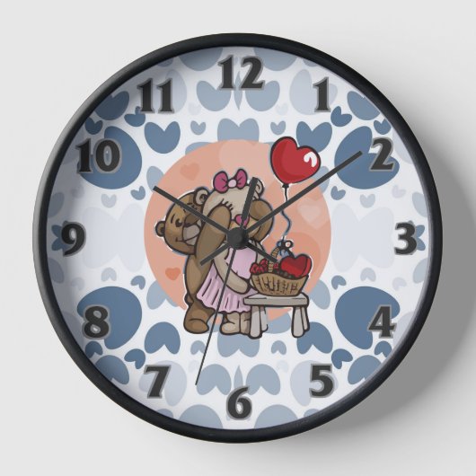 Blue Heart Uhr (Vorderseite)