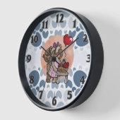 Blue Heart Uhr (Winkel)
