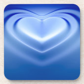 Blue Heart Untersetzer (Vorderseite)