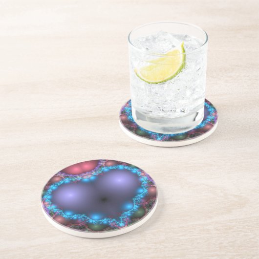 Blue Heart Untersetzer (Seite)