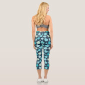 Blue Hearts Capri Leggings (Rückseite)