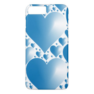 BLUE HEARTS iPhone 8 PLUS/7 PLUS HÜLLE