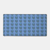Blue Hearts Desk Mat Schreibtischunterlage (Vorderseite)