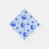 Blue Hearts Event  Serviette (Ecke)