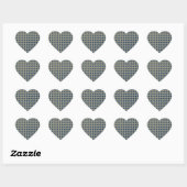 Blue Hearts Herz-Aufkleber (Blatt)