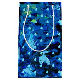Blue Hearts Kleine Geschenktüte