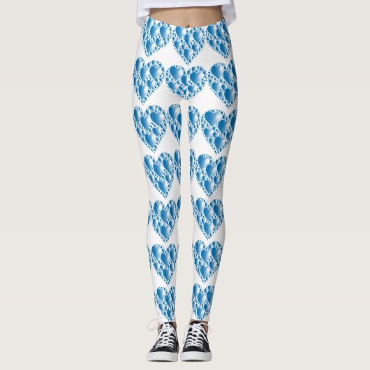 BLUE HEARTS LEGGINGS (Vorderseite)