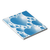 BLUE HEARTS NOTIZBLOCK (angewinkelt)