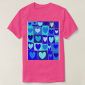 Blue Hearts Phone Case T-Shirt (Design vorne)