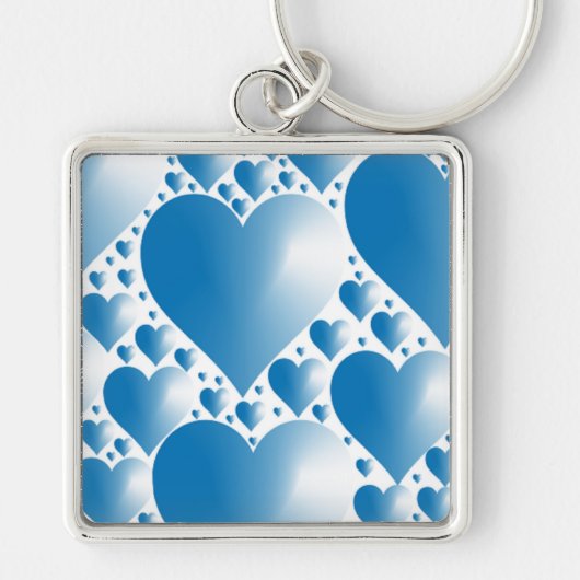 BLUE HEARTS SCHLÜSSELANHÄNGER (Vorne)