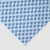 Blue Hearts Seidenpapier (Ausschnitt)