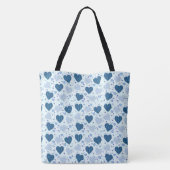 Blue Hearts Tasche (Rückseite)
