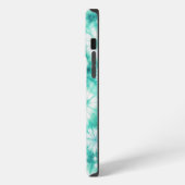 Blue Hearts Tie Dye iPhone Hülle (Linke Seite)