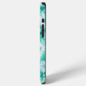 Blue Hearts Tie Dye iPhone Hülle (Linke Seite)