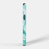 Blue Hearts Tie Dye iPhone Hülle (Rechte Seite)