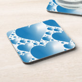 BLUE HEARTS UNTERSETZER (Linke Seite)