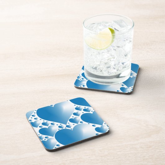 BLUE HEARTS UNTERSETZER (Rechte Seite)