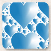 BLUE HEARTS UNTERSETZER (Vorderseite)