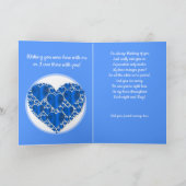 Blue Hearts Vermisst Karte (Innenseite)