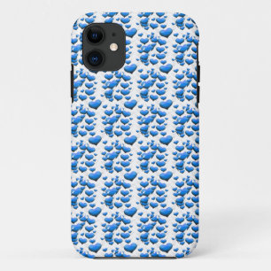 Blue Hearts with Wings Case-Mate iPhone Hülle