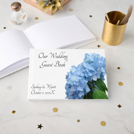 Blue Heaven Custom Wedding Guest Book Gästebuch
