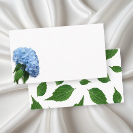 Blue Heaven Floral Blank Escort Cards Platzkarte