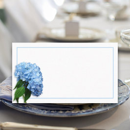 Blue Heaven Real Hydrangea Blume Escort Sitzplatze Platzkarte