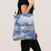 Blue Heaven Wolken I + Ihr Text & Ideen Tasche (Von Nahem)
