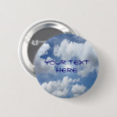 Blue Heaven Wolken + Ihre Ideen Button (Vorne & Hinten)