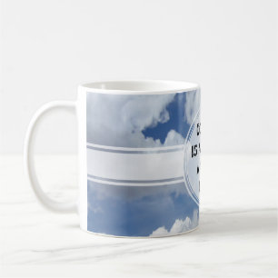 Blue Heaven Wolken + Ihre Ideen Kaffeetasse