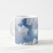 Blue Heaven Wolken + Ihre Ideen Kaffeetasse (Vorderseite Links)