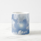 Blue Heaven Wolken + Ihre Ideen Kaffeetasse (Mittel)