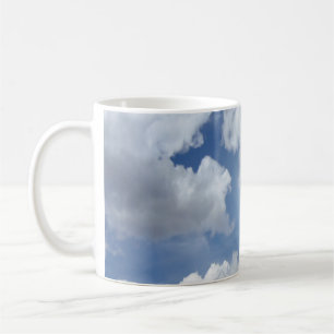 Blue Heaven Wolken + Ihre Ideen Kaffeetasse