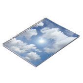 Blue Heaven Wolken + Ihre Ideen Notizblock (Linke Seite)