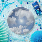 Blue Heaven Wolken + Ihre Ideen Pappteller (Party)