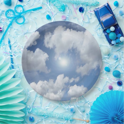 Blue Heaven Wolken + Ihre Ideen Pappteller (Party)