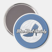 Blue Heel Society Magnet (Vorderseite/Rückseite)