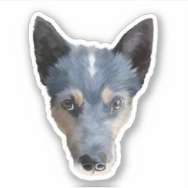 Blue Heeler / Australischer Rinderhund Aufkleber